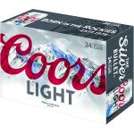 COORS LIGHT 24PK CANS 